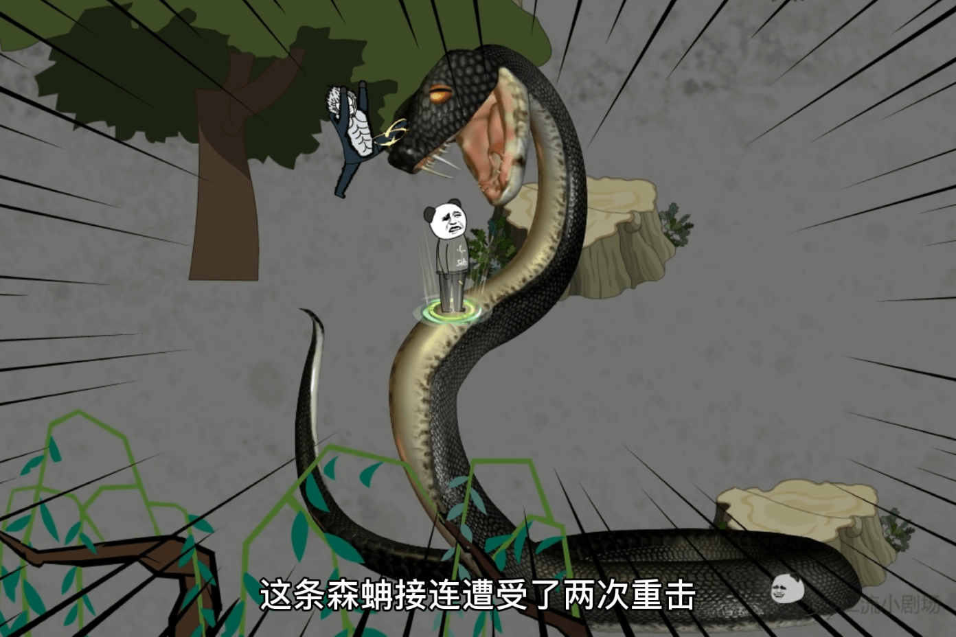 阴阳墓43水猴王携手小叔战变异巨型森蚺