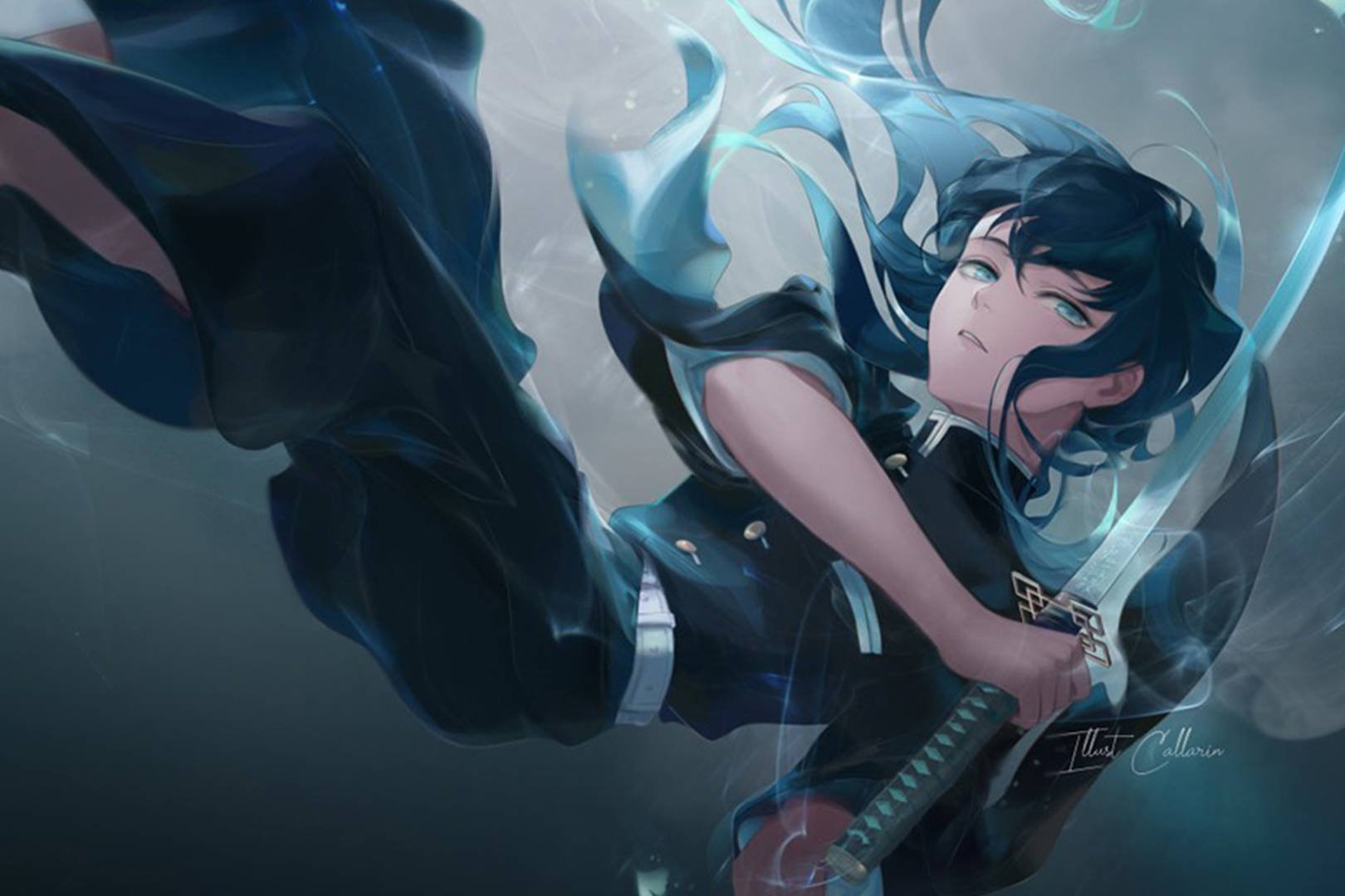 精致唯美的《鬼灭之刃》同人角色插画,每个角色都是活灵活现_角色