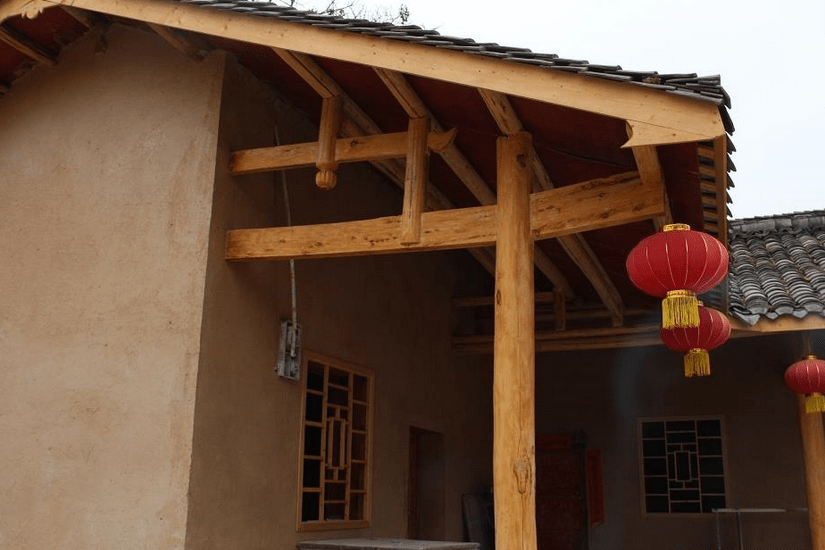 美丽乡村茅草屋泥巴墙材料稻草泥施工工艺视频分享