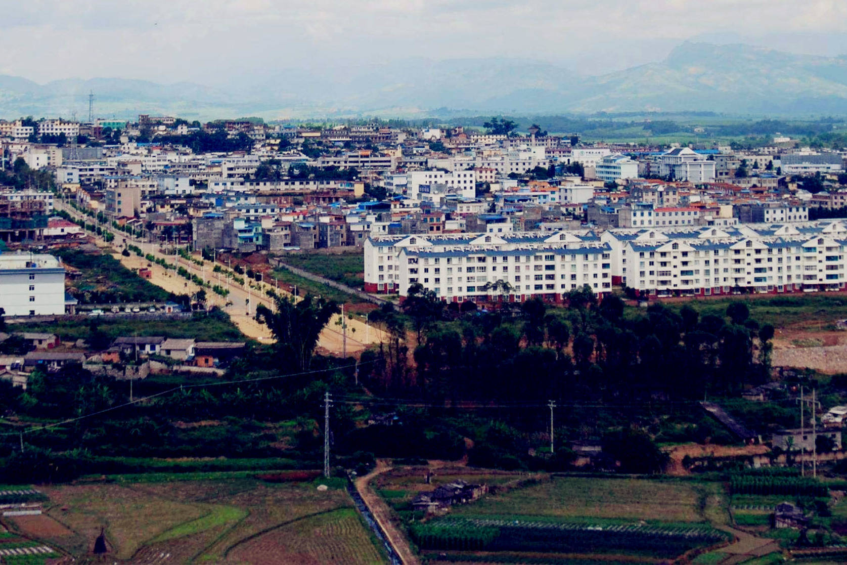 地图里看区域发展云南省耿马县城市化进程