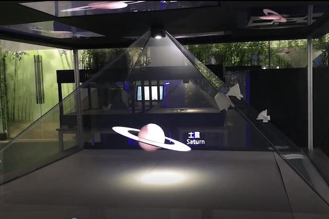 全息展示柜全息投影柜360度全息柜全息成像柜全息金字塔