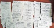 少时两句话，多时几百字 天津老师给学生写了50万字小纸条