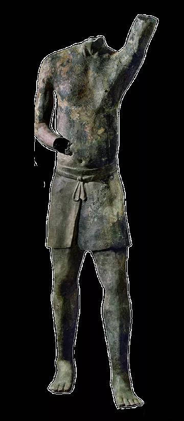 十九号百戏俑,残高181厘米.