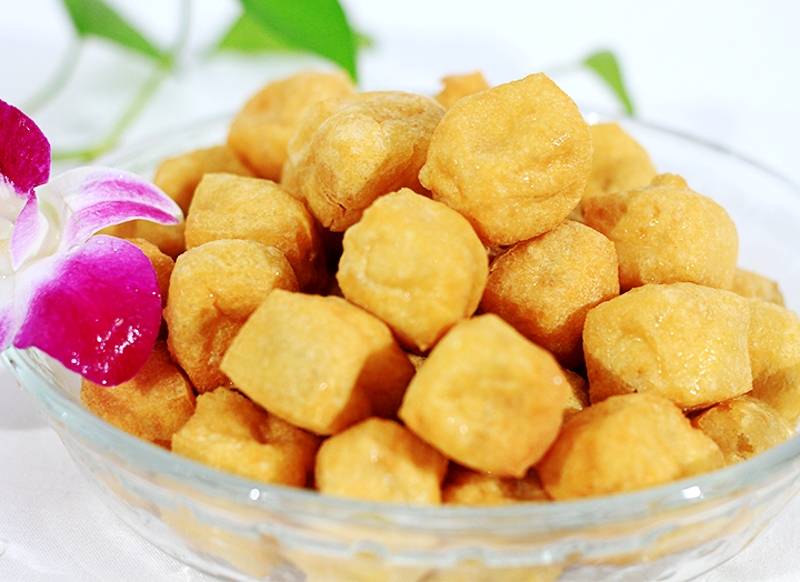 油豆腐技术培训空心不瘪色泽金黄富有弹性