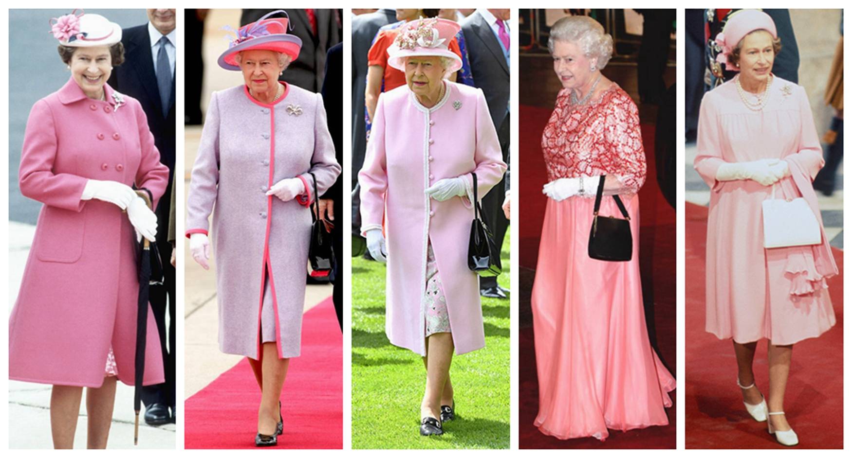 伊丽莎白女王彩虹套装图片