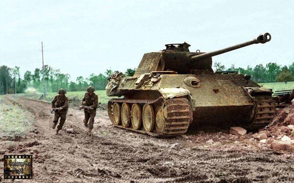 历史老照片:二战时期的欧洲战场