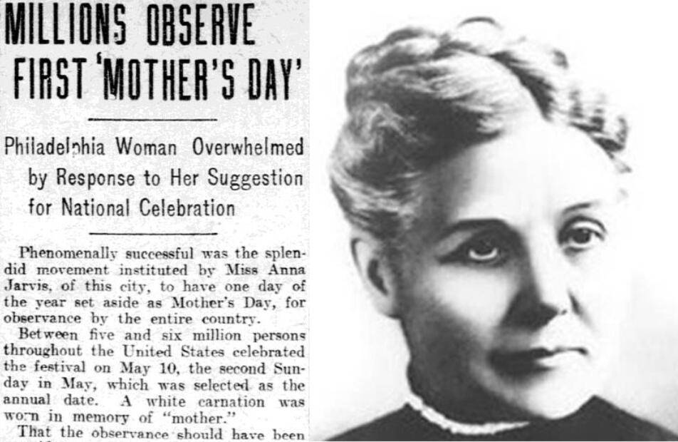 1906年5月9日,美国费城的安娜·贾维斯的母亲不幸去世,她悲痛万分
