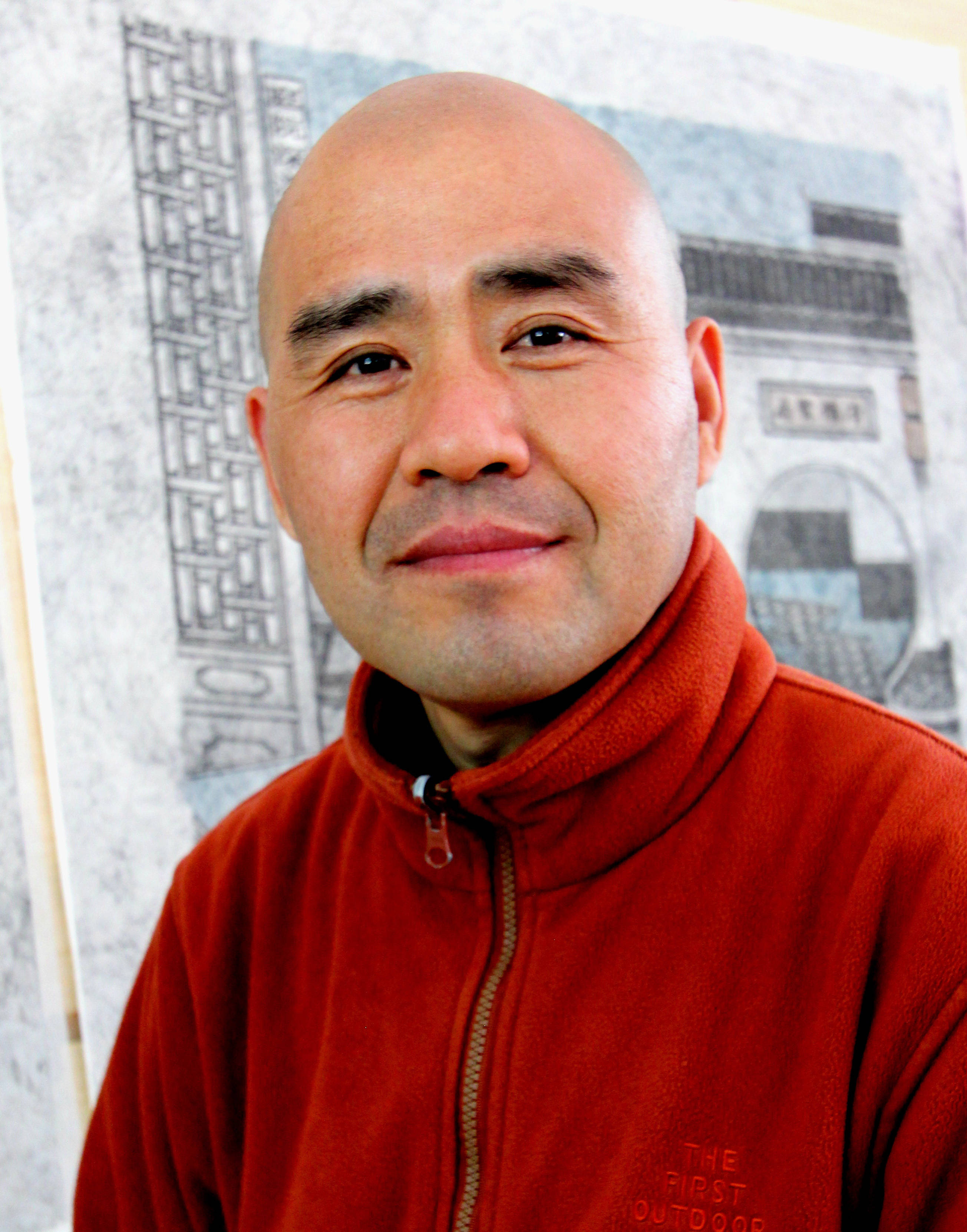 赵东来先生擅长运用工笔重彩的形式来表现青绿山水,采用呈色稳固,经久