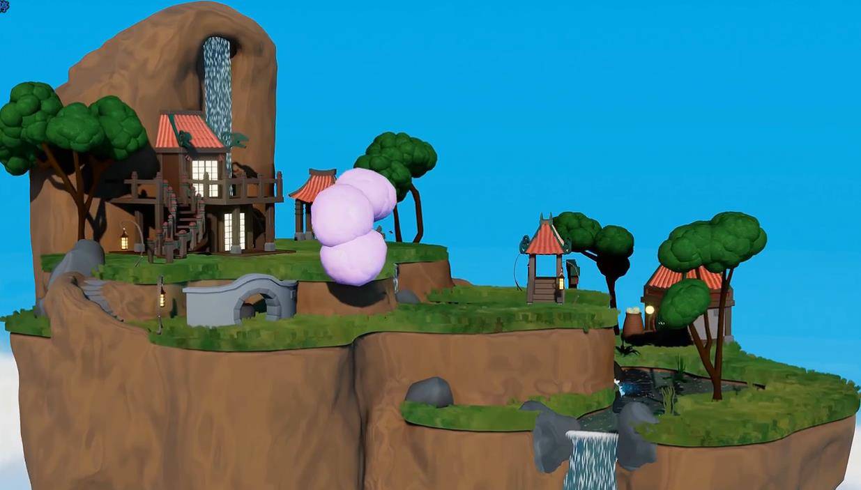 原创blender三维建模和动画风格化的东方场景视频教程