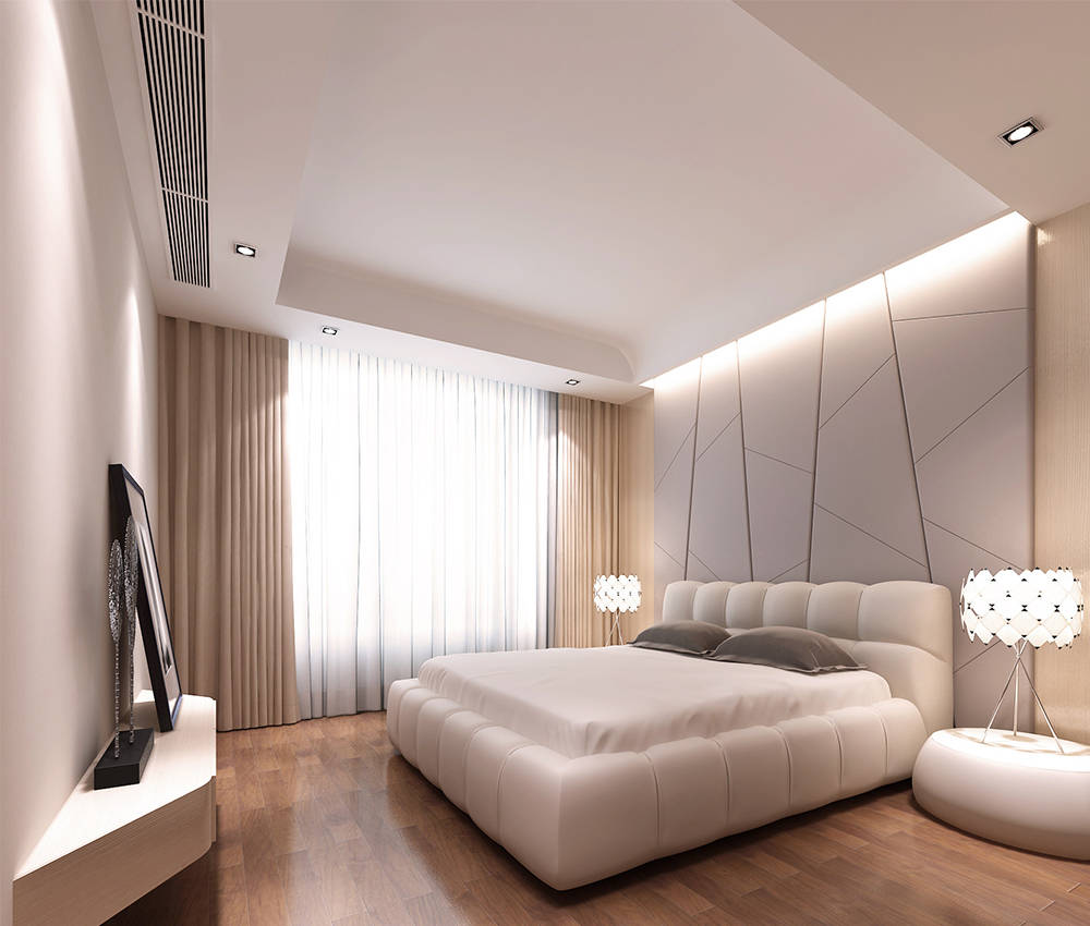 华都小区95㎡现代风格简洁且朝气的气息