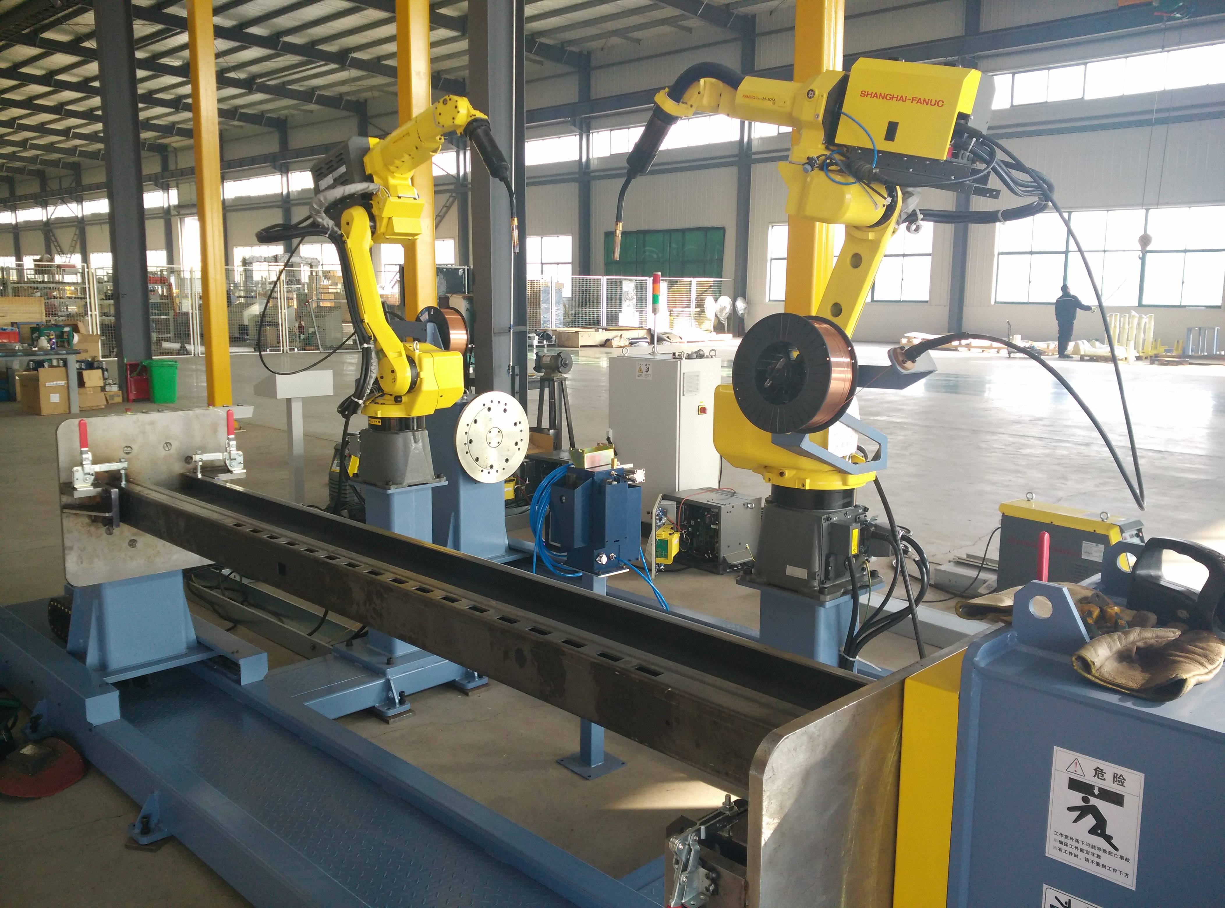 立体车库结构件焊接工作站常州海宝焊割