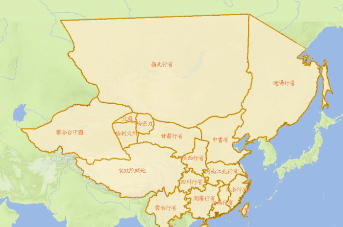 原創中國古代行政區域變遷史簡繁簡