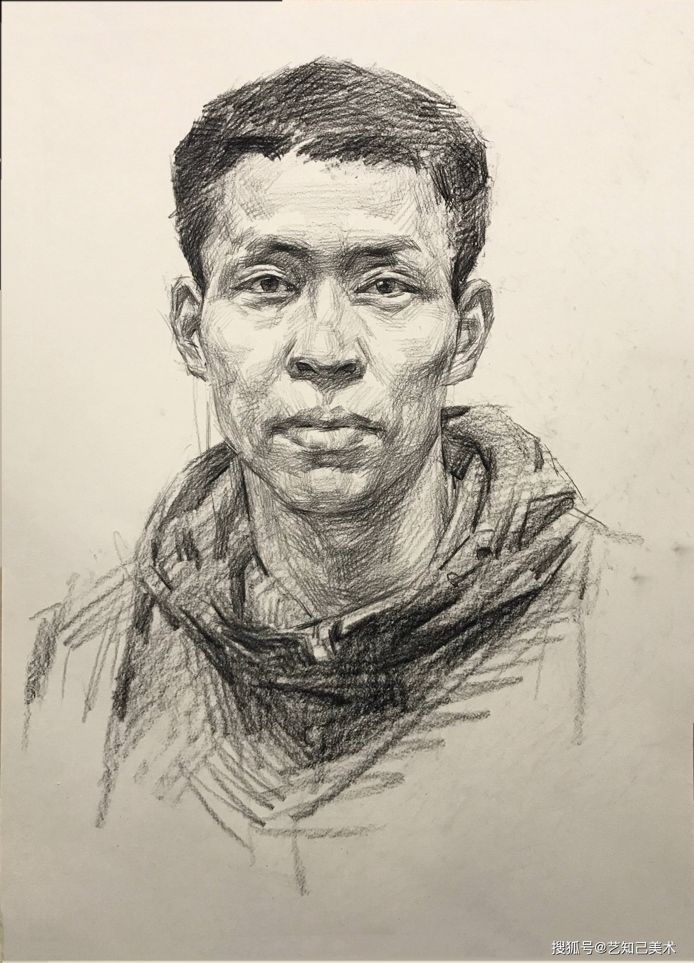 男青年素描头像怎么画?这里一定有你不知道的知识