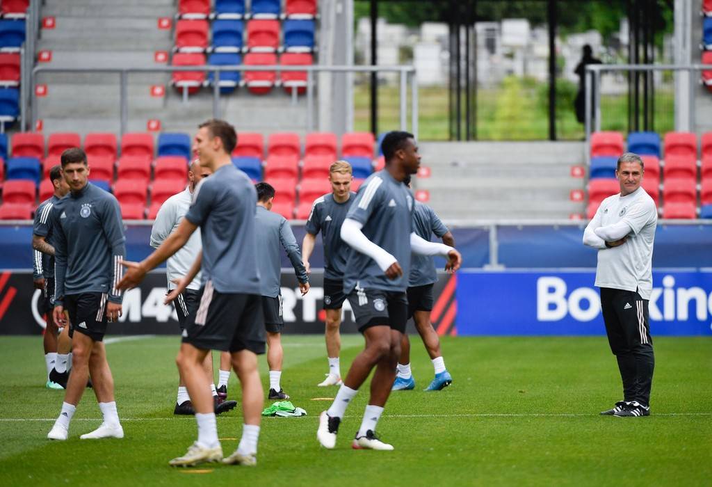 21年u21欧青赛半决赛前瞻:德国u21国家队备战训练