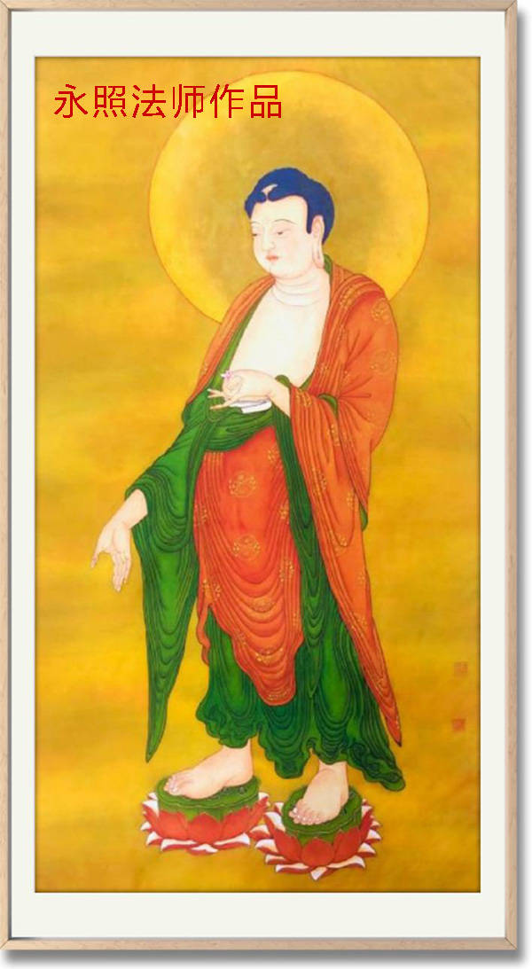 作品欣赏释永照 法 师既能画细如蚕丝般精美的工笔