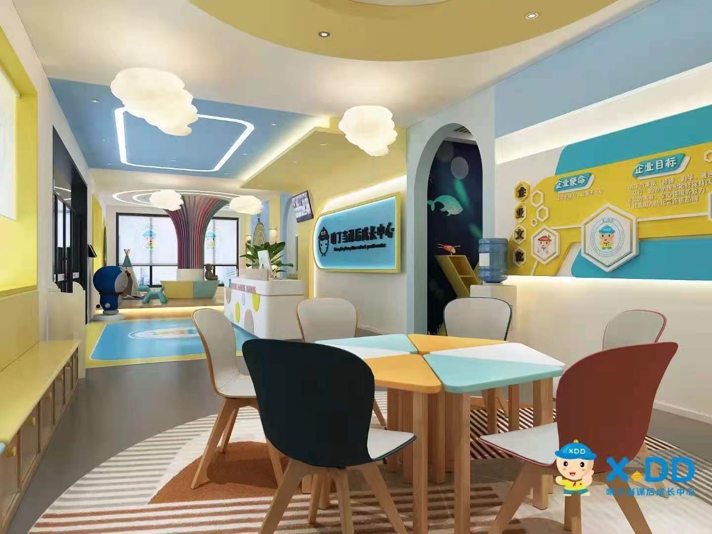 响丁当小学生托管班装修设计指南托管校长请签收