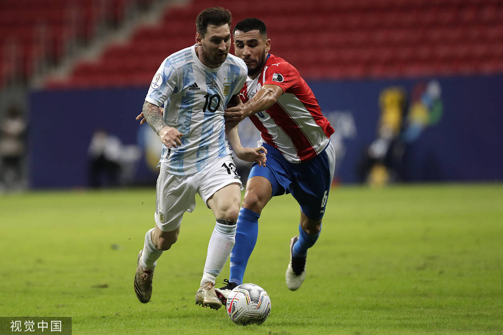 美洲杯-迪马利亚助攻戈麦斯 半场阿根廷1-0巴拉圭_德罗