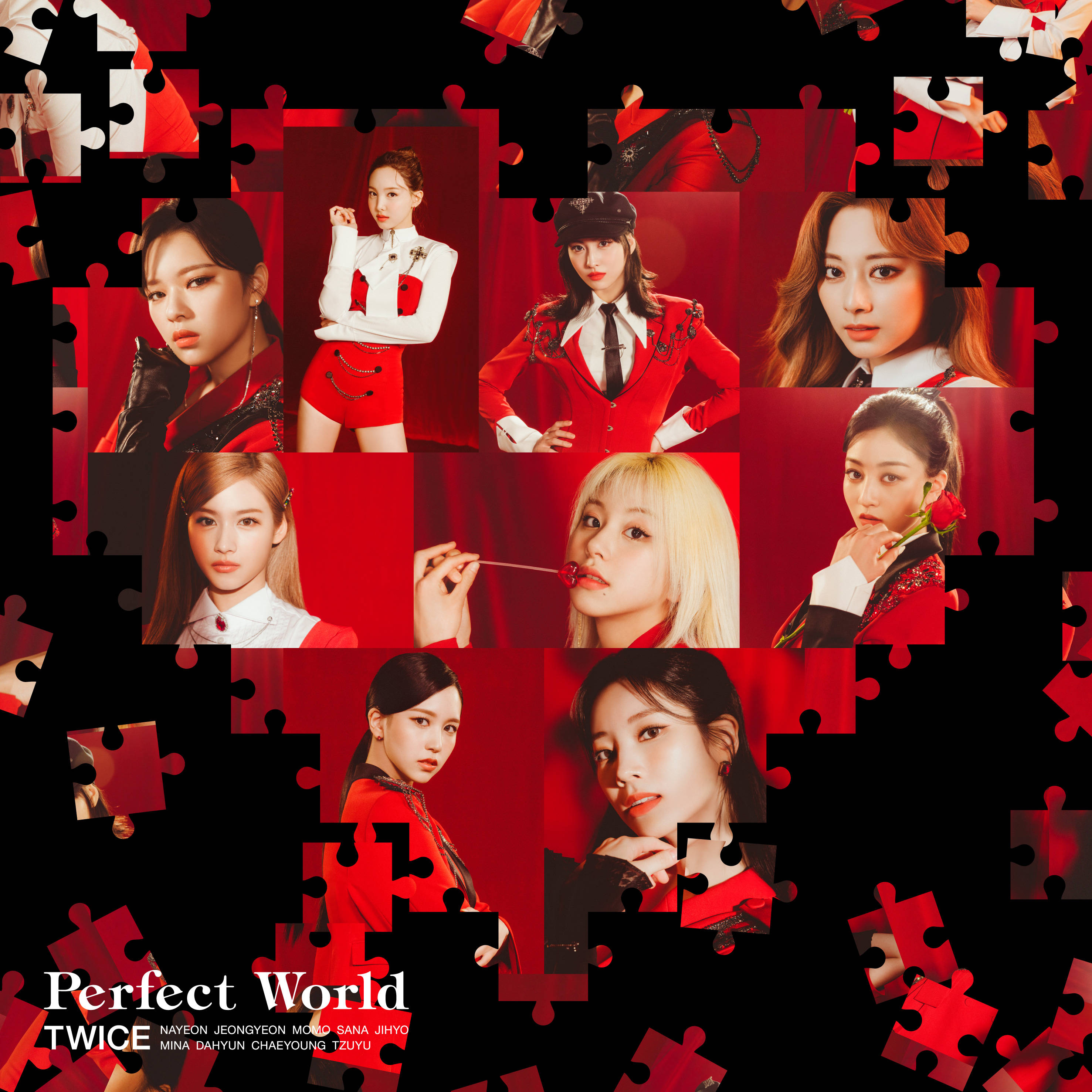 Twice将于7月28日发行日本正规3辑 Perfect World 绝美封面照公开 专辑