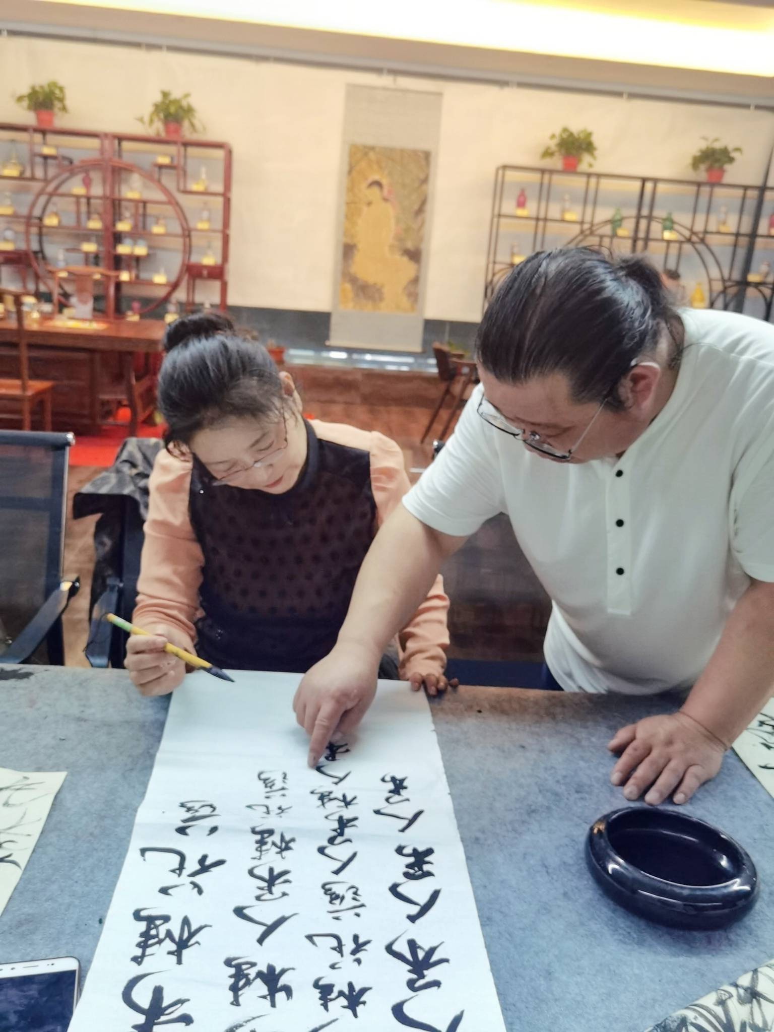 中国道家书法传承人张宗明大师书法沙龙在盛京皇城艺术馆举行