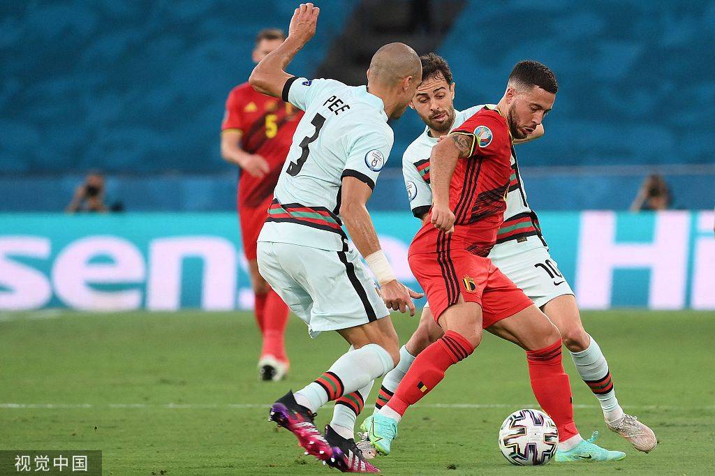 欧洲杯-小阿扎尔无解世界波 比利时半场1-0葡萄牙_帕利尼亚