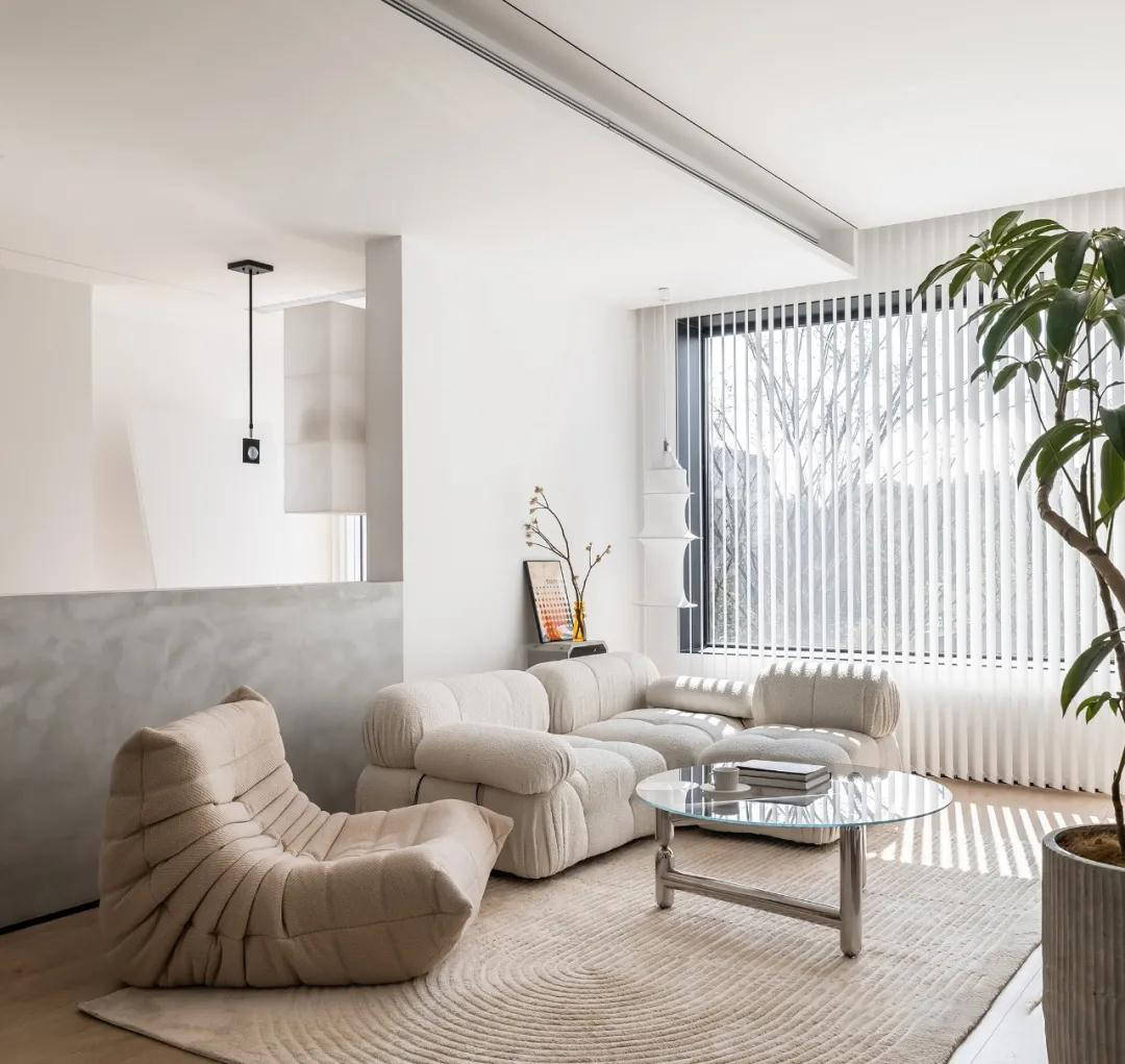 装修案例----100㎡盐系三室,实用与美的平衡