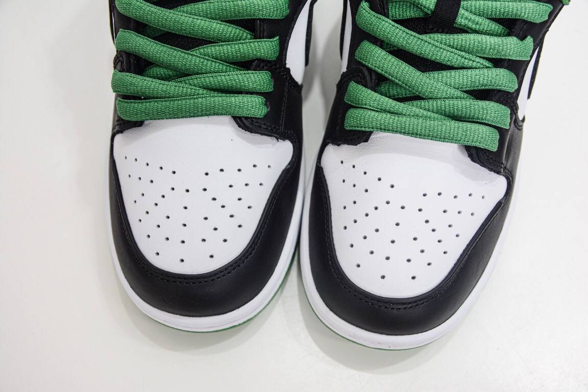 耐克黑绿脚趾nikesbdunklowclassicgreen低帮滑板鞋