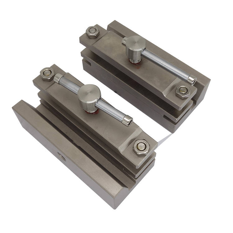 防水卷材拉伸夹具100mm哑铃伸长率宽窄大波纹50mm拉力试验机辅具_产品