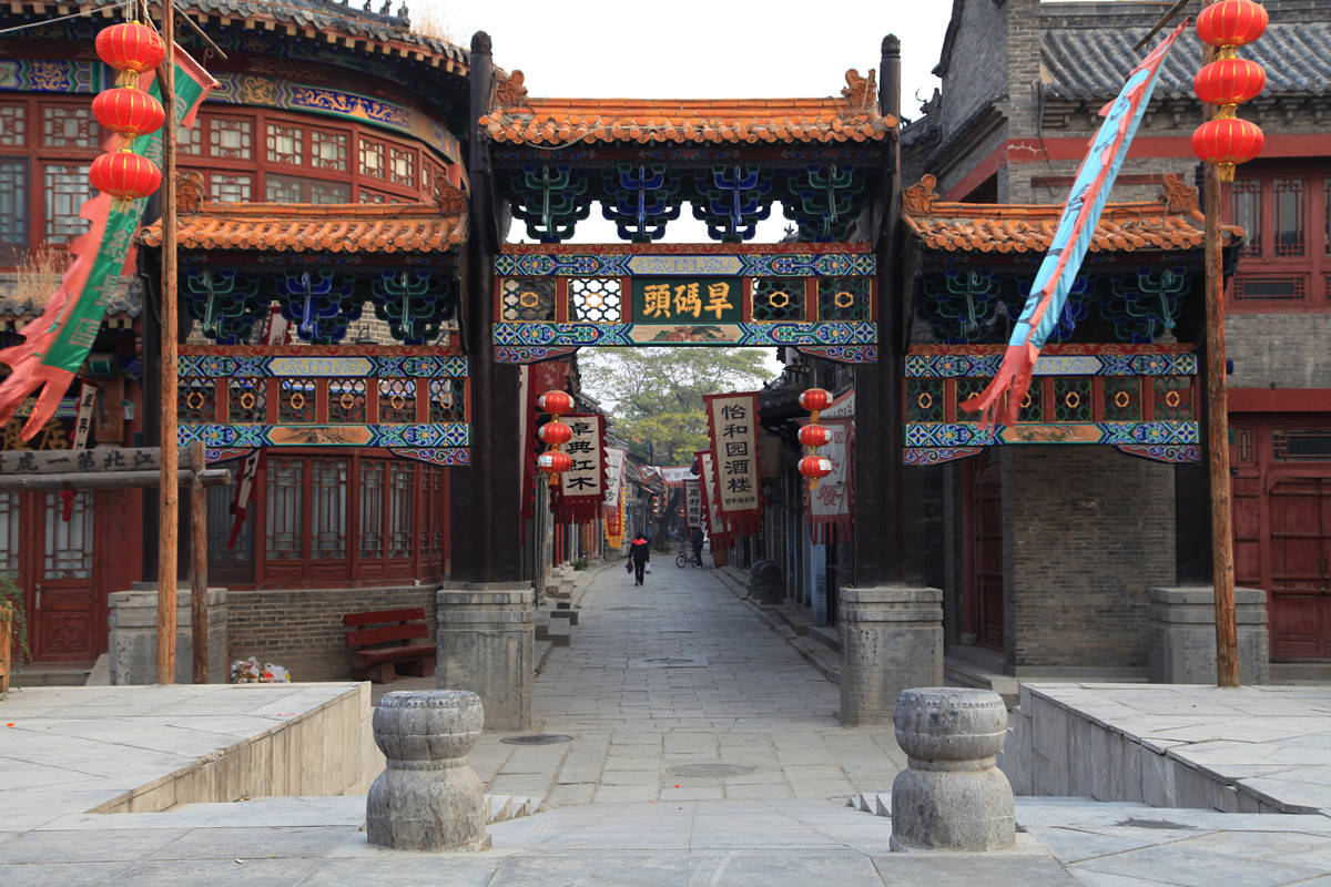 古建筑从未在淄博衰落——周村古商城_丝绸