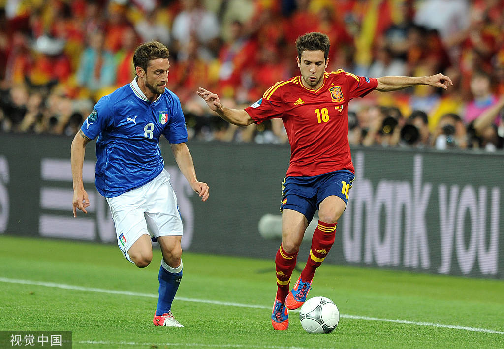 高清图:2012欧洲杯决赛回顾 西班牙4-0意大利卫冕