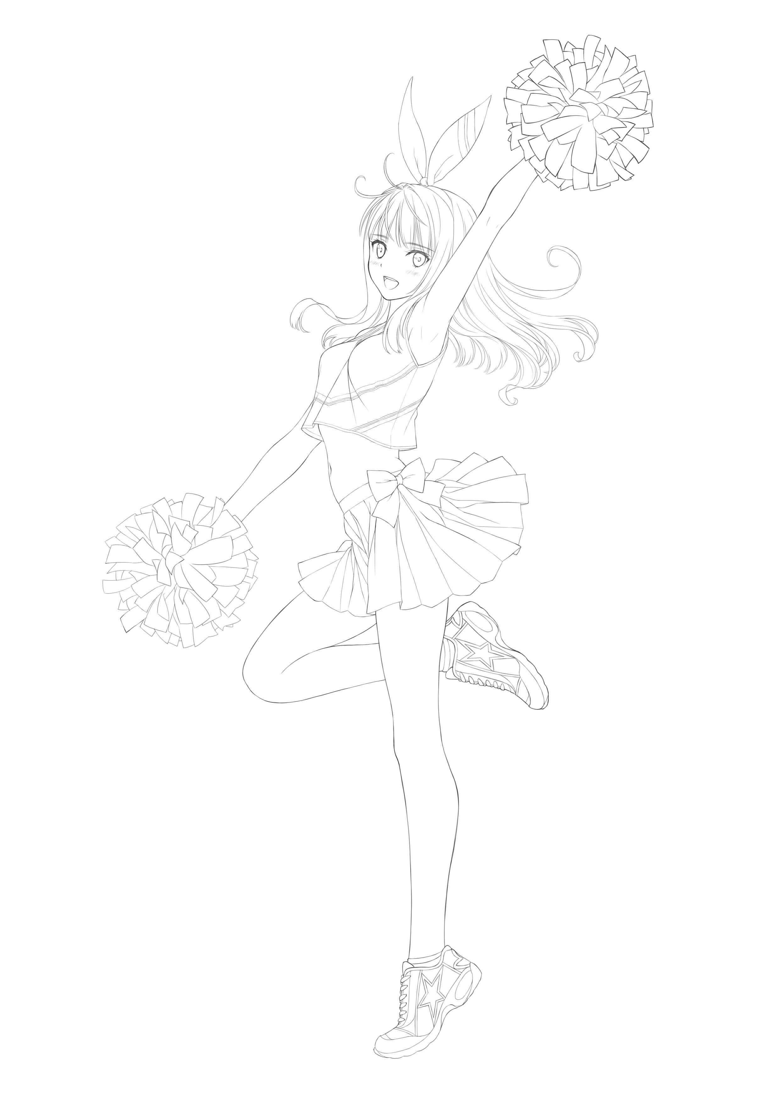 茈绫化身拉拉队长2021全新造型大公开