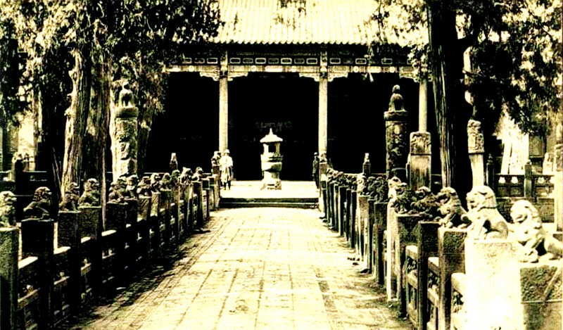 河南：一组老照片，记录100年前的河南各地古迹和街头场景