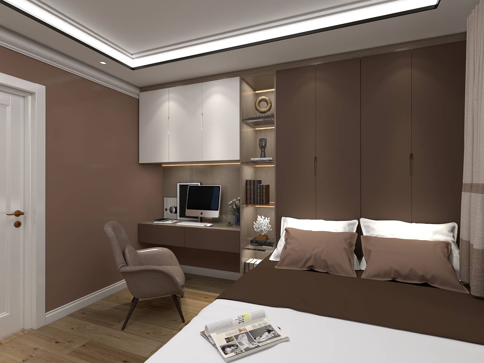 轻奢风榻榻米设计效果图