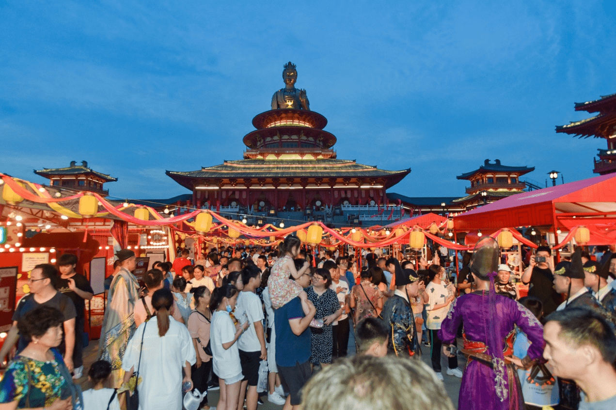 苏州惊现大唐盛景,电影世界超豪华市集快来打卡