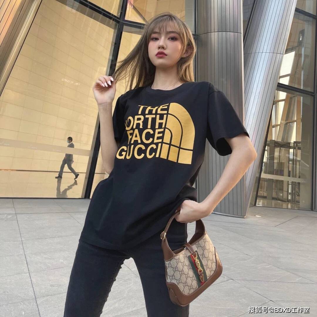 Gucci|Gucci & TNF聯名款短袖T恤