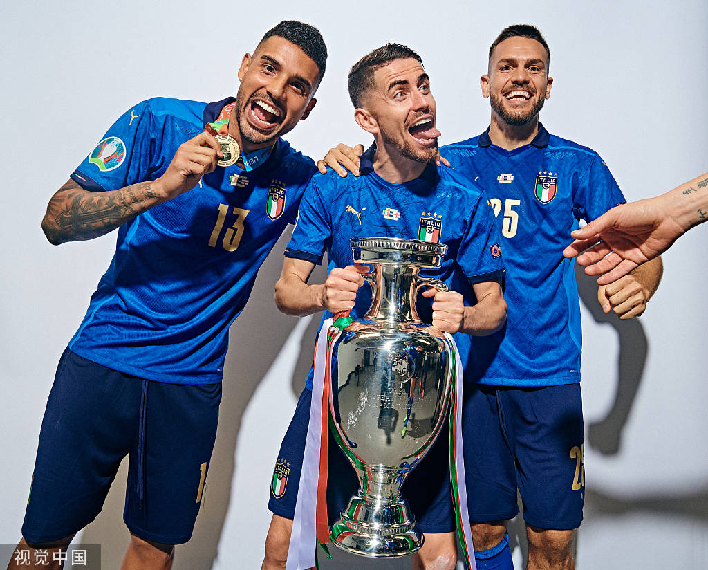 高清图意大利夺冠写真1经典一幕永留存