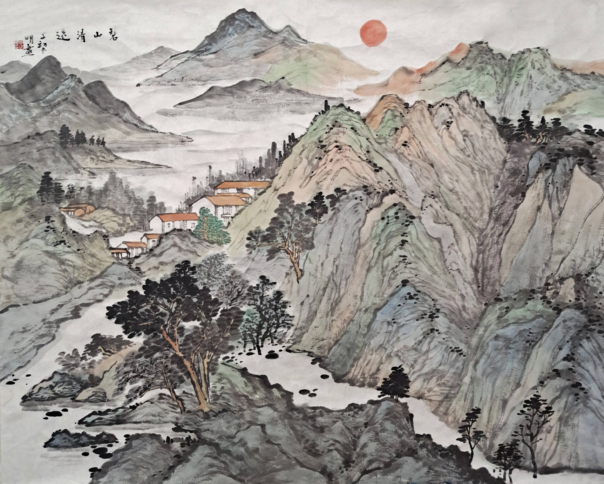 【2021·形意传神】周建明作品鉴赏_山水画