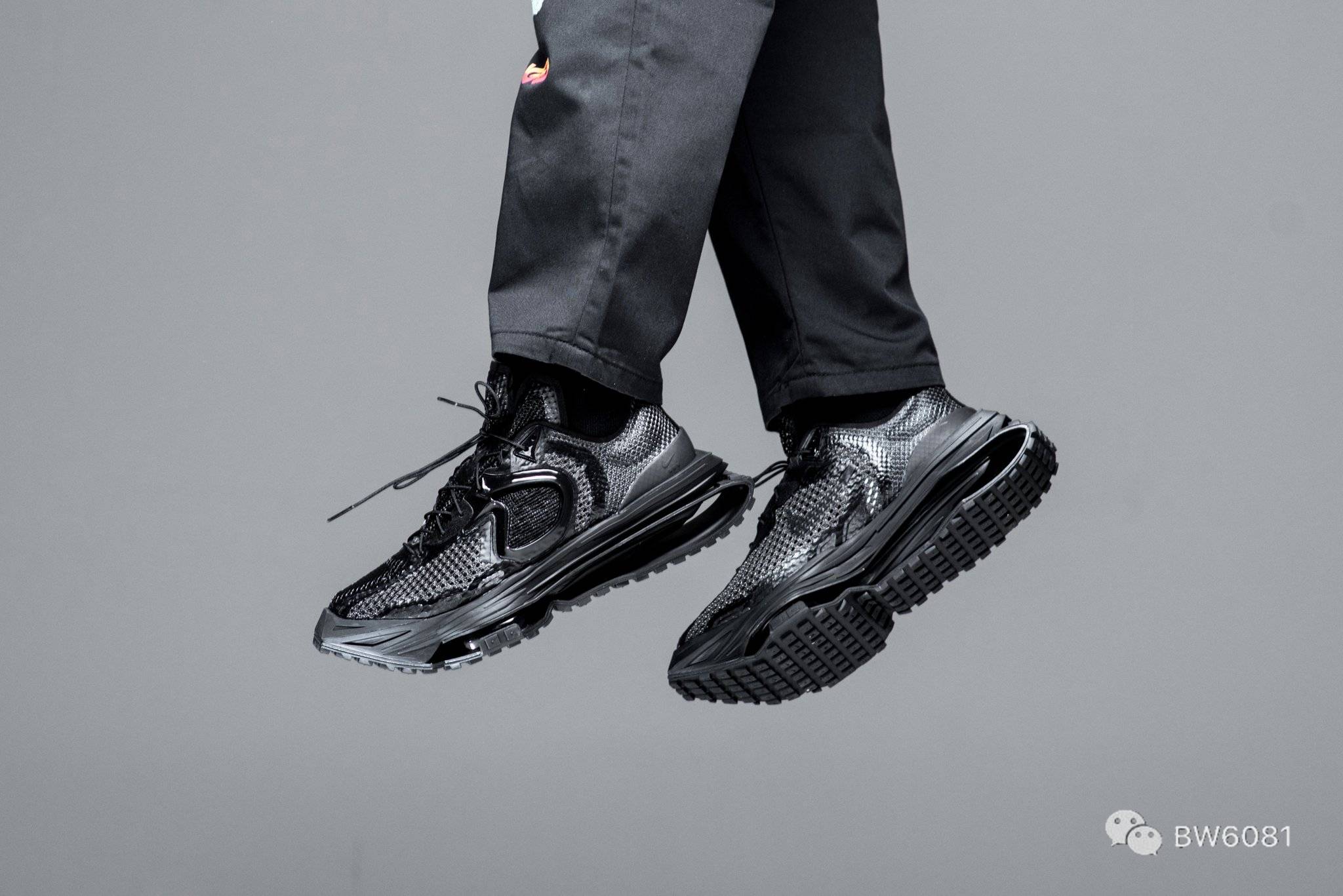 科技|Matthew M. Williams/MMW x Nike Zoom 004 坦克厚底跑步鞋黑武士 DC7442-001