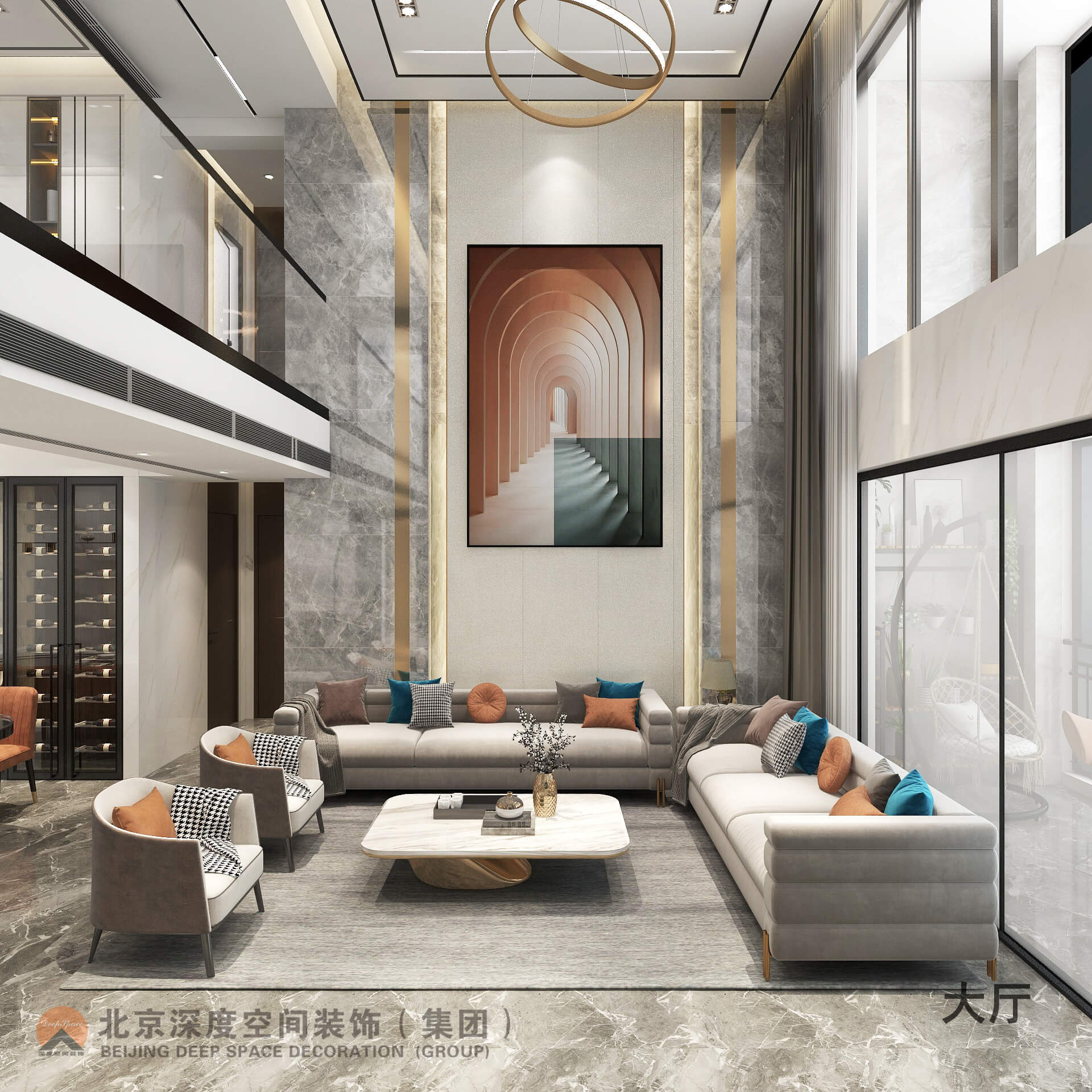 298平复式楼装修,打造别墅感的高级住宅