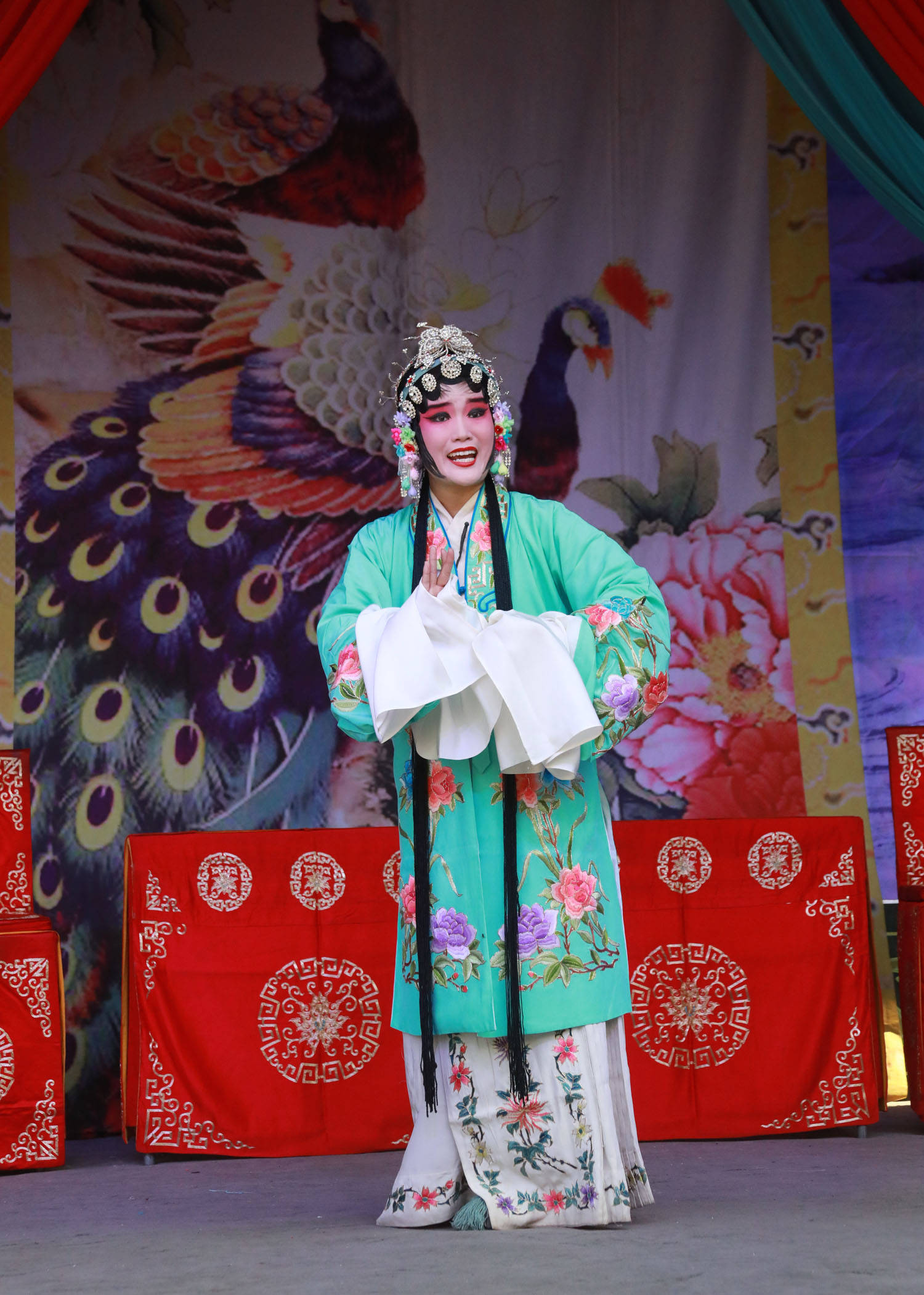 上党梆子经典名剧黄鹤楼在潞州区壁头村精彩上演