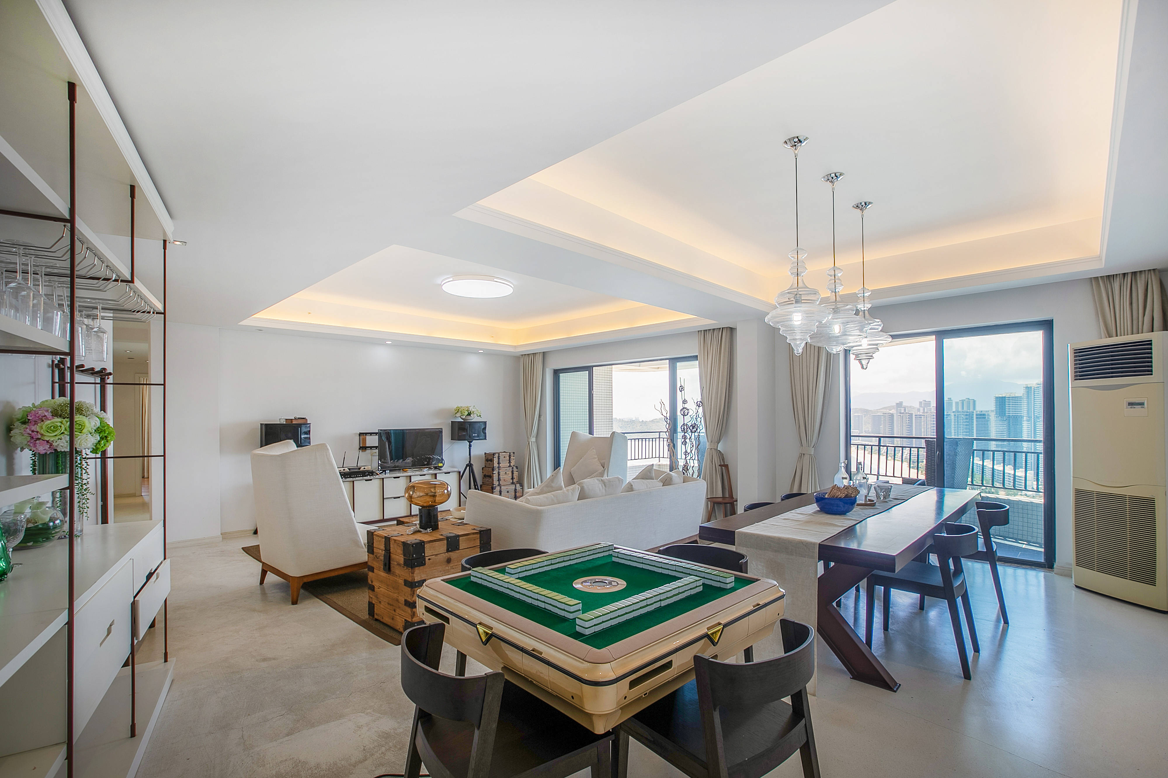 娱乐房-波波池阳台正对沙滩92一线无敌海景客卧④客卧③主卧②卫浴