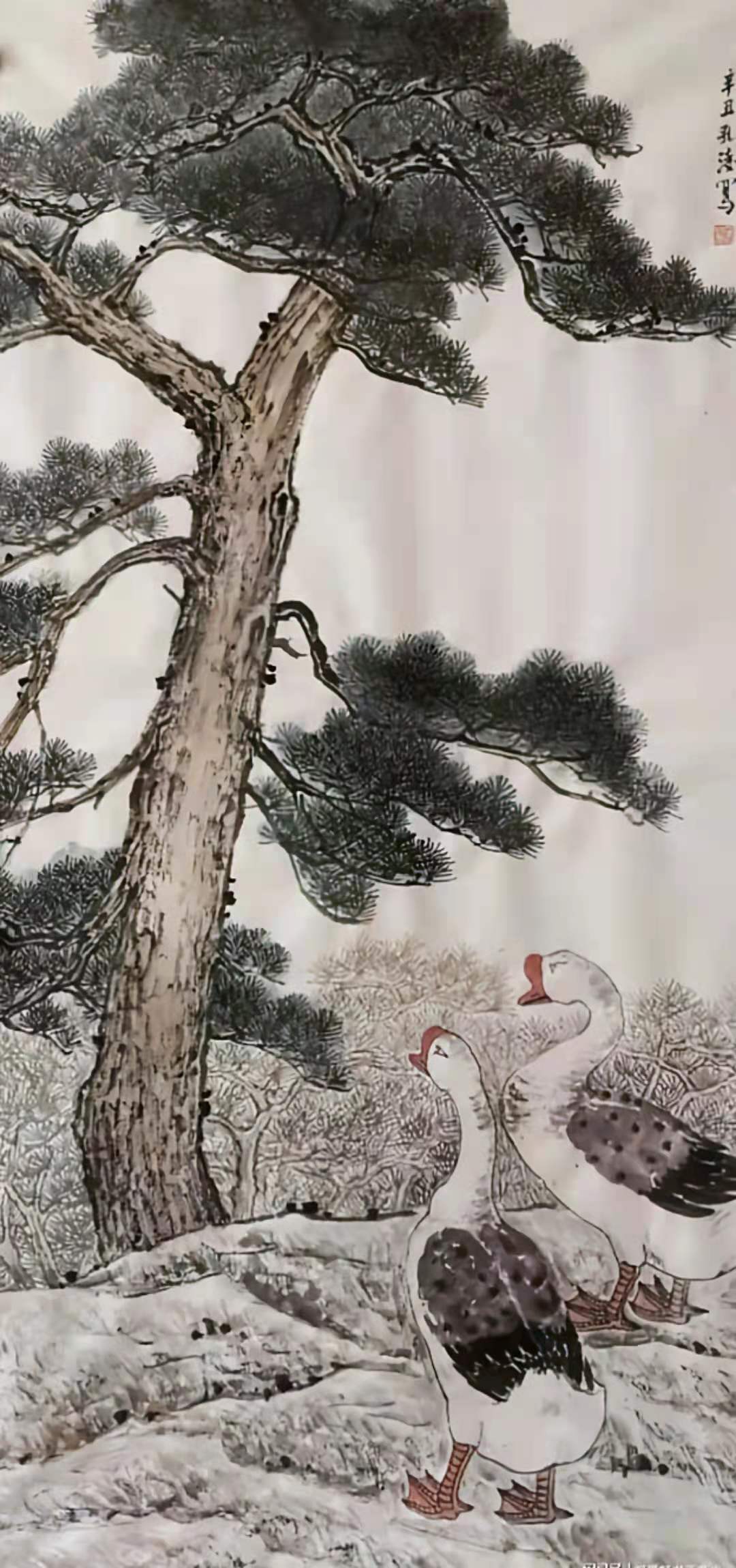 尤精绘事著名画家孔淩作品赏析