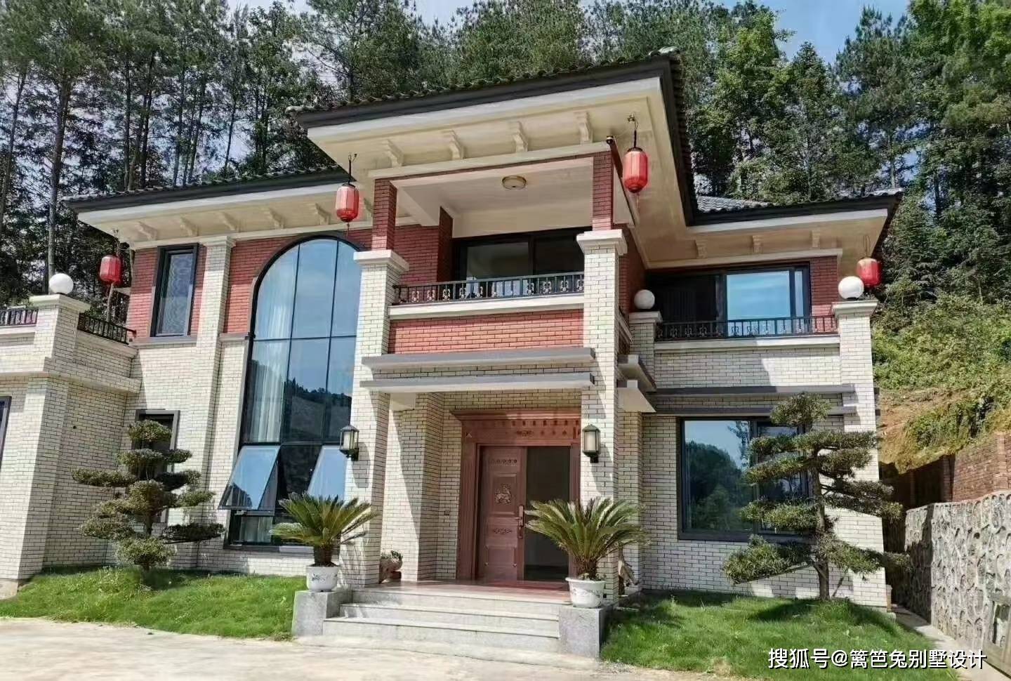 27款国外最受欢迎的自建房别墅外观效果图图片大全