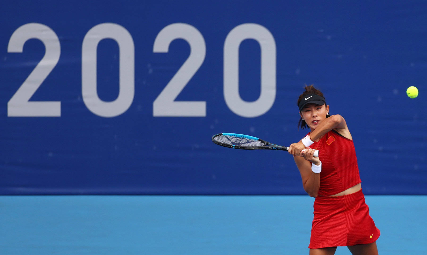 奥运网球女单王蔷连丢8局不敌穆古鲁扎无缘第三轮