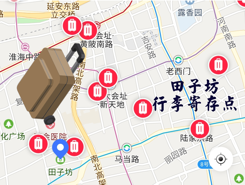 田子坊地图图片