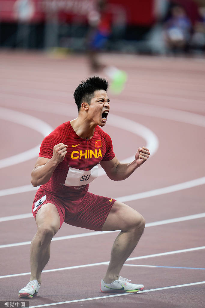 成功晋级今晚的男子100米决赛,苏炳添就此也成为中国
