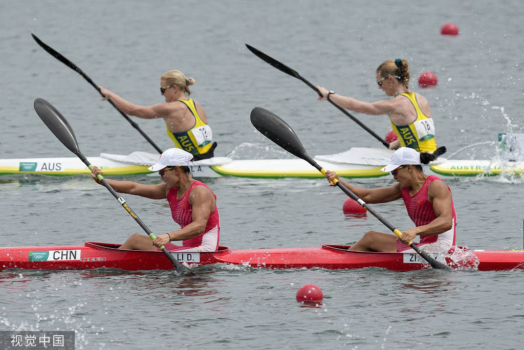 中国皮划艇搭档李冬崟和周玉未能直通半决赛,源于在女子500米双人皮艇