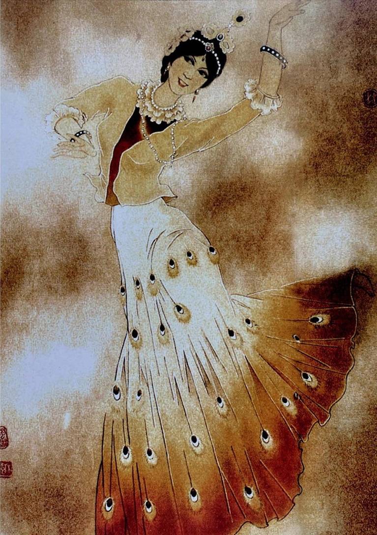 全国艺术名家邀请展香港女画家林小枝绘画作品赏析