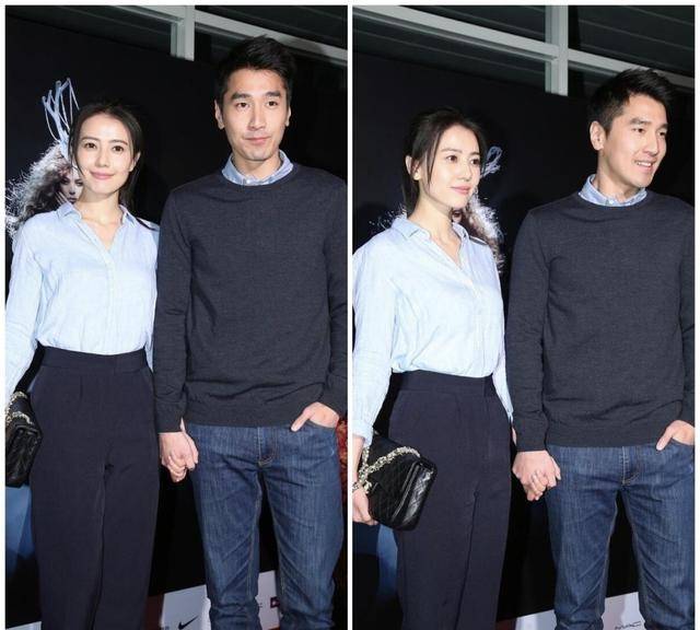 西裤|高圆圆赵又廷虽然是姐弟恋,但手拉手出行真登对,高圆圆看着真嫩