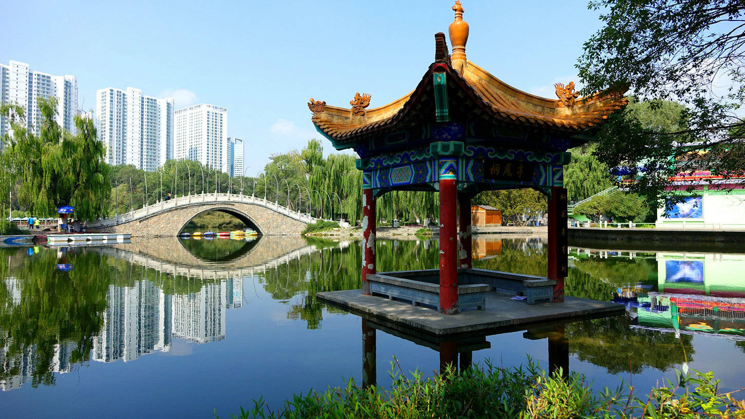 西宁人民公园美景