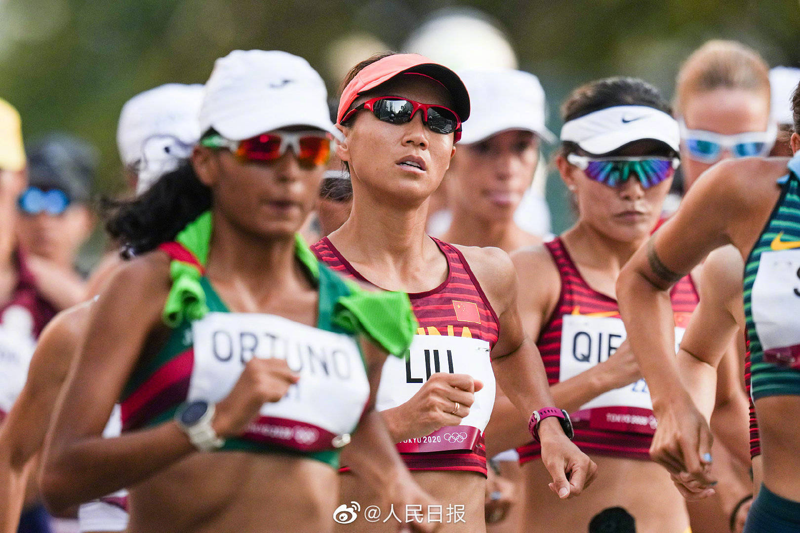 刘虹获得东京奥运会田径女子20公里竞走铜牌_赛场